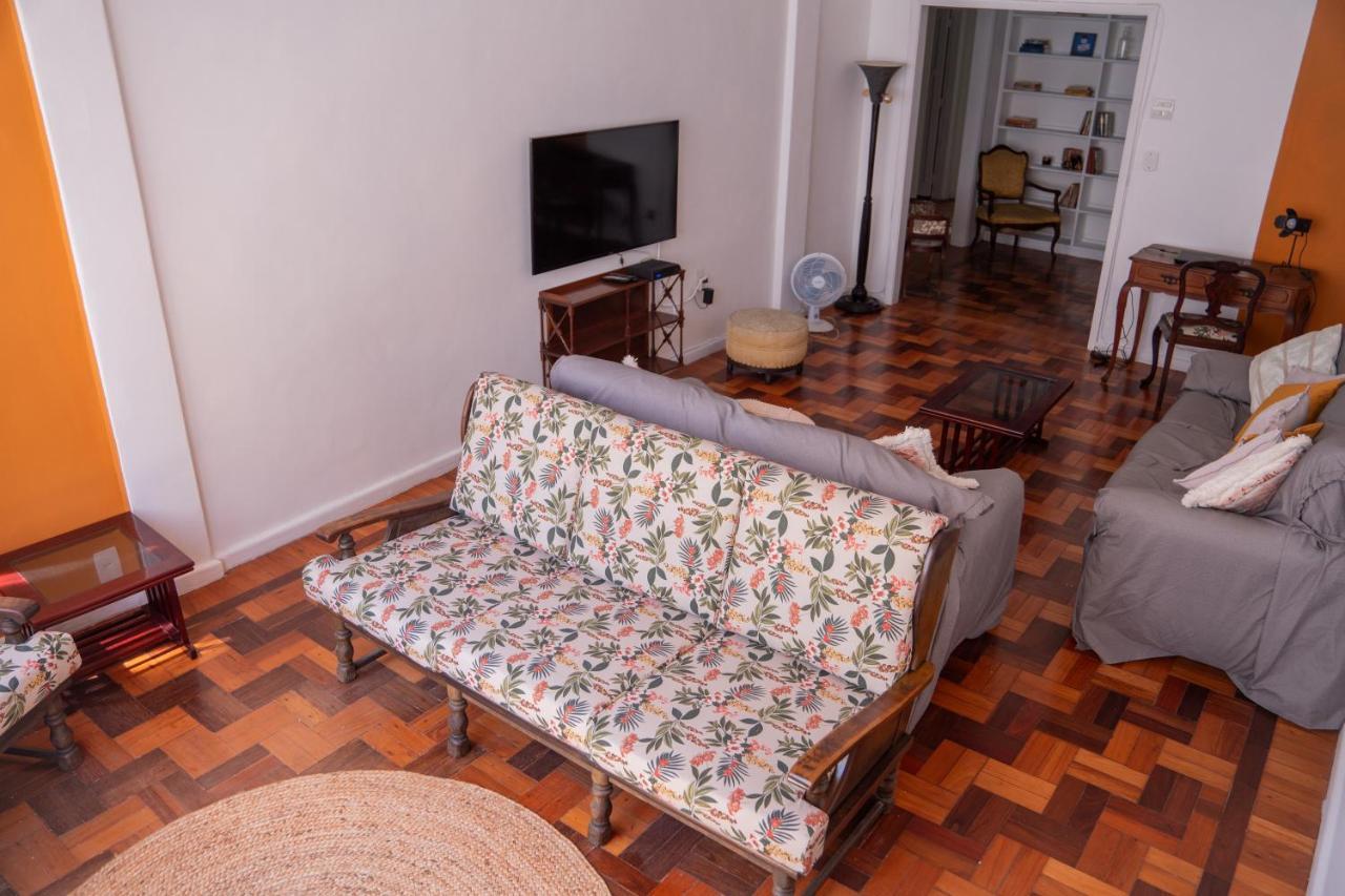Amplo Apartamento - 3 Quartos - 1 Min Da Praia Rio de Janeiro Eksteriør billede