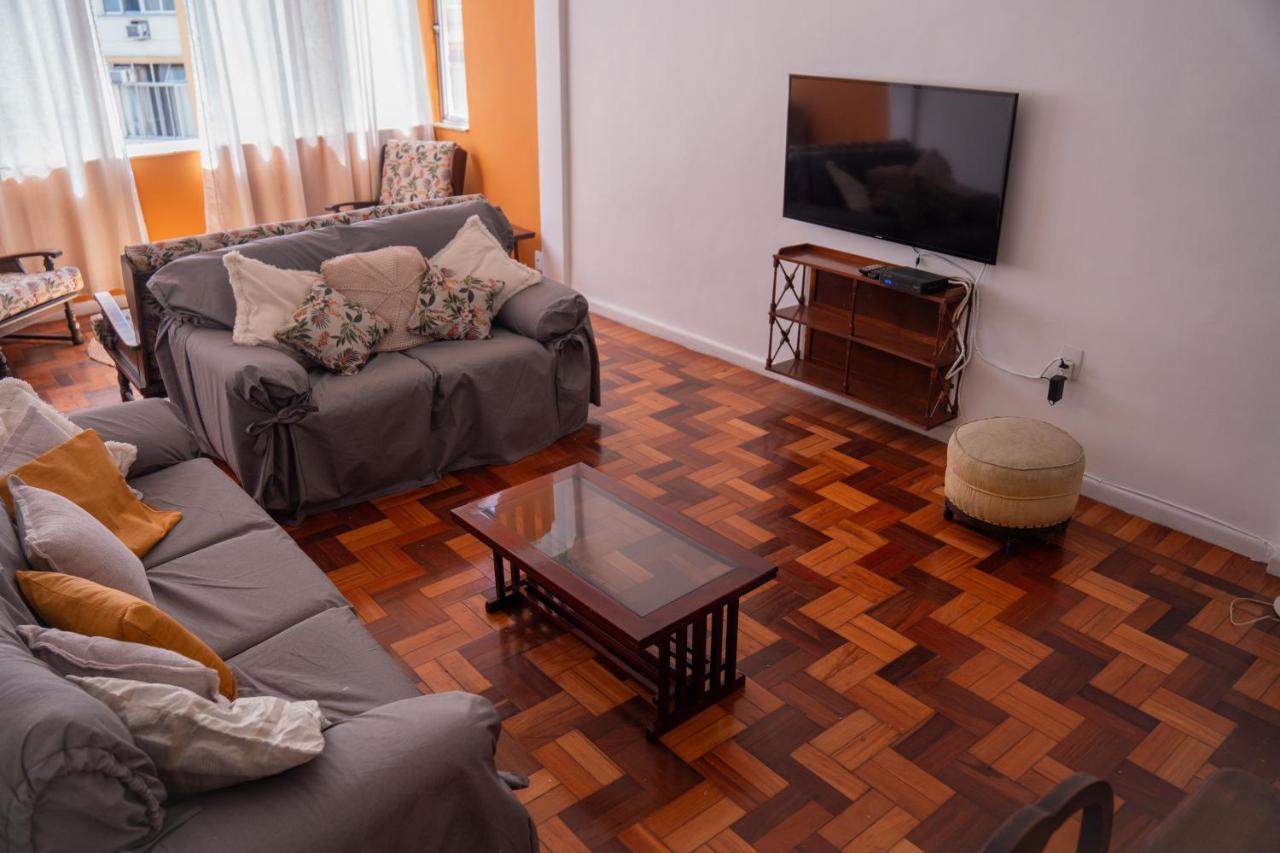Amplo Apartamento - 3 Quartos - 1 Min Da Praia Rio de Janeiro Eksteriør billede