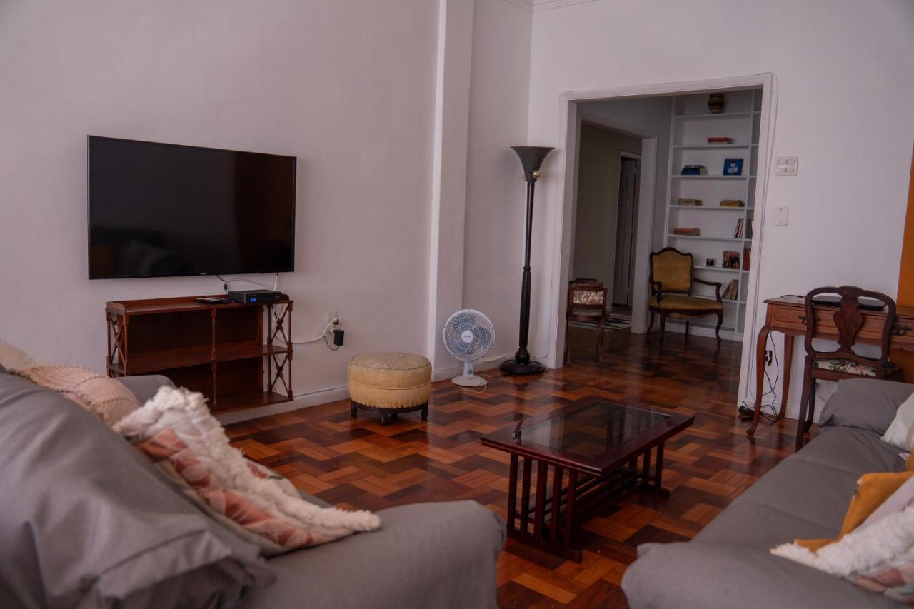 Amplo Apartamento - 3 Quartos - 1 Min Da Praia Rio de Janeiro Eksteriør billede