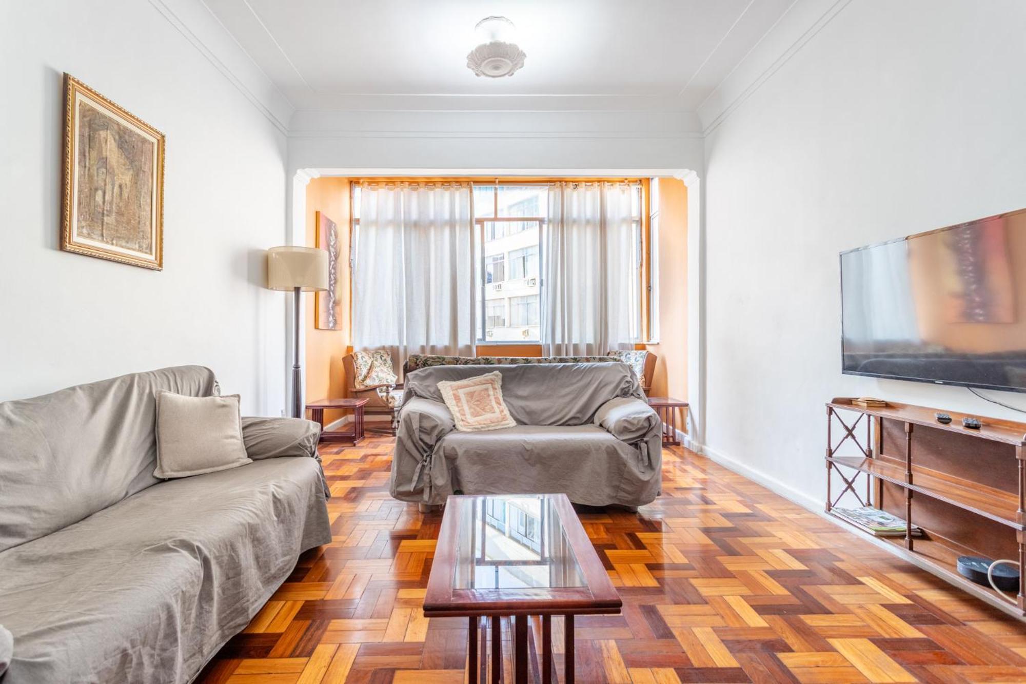 Amplo Apartamento - 3 Quartos - 1 Min Da Praia Rio de Janeiro Eksteriør billede