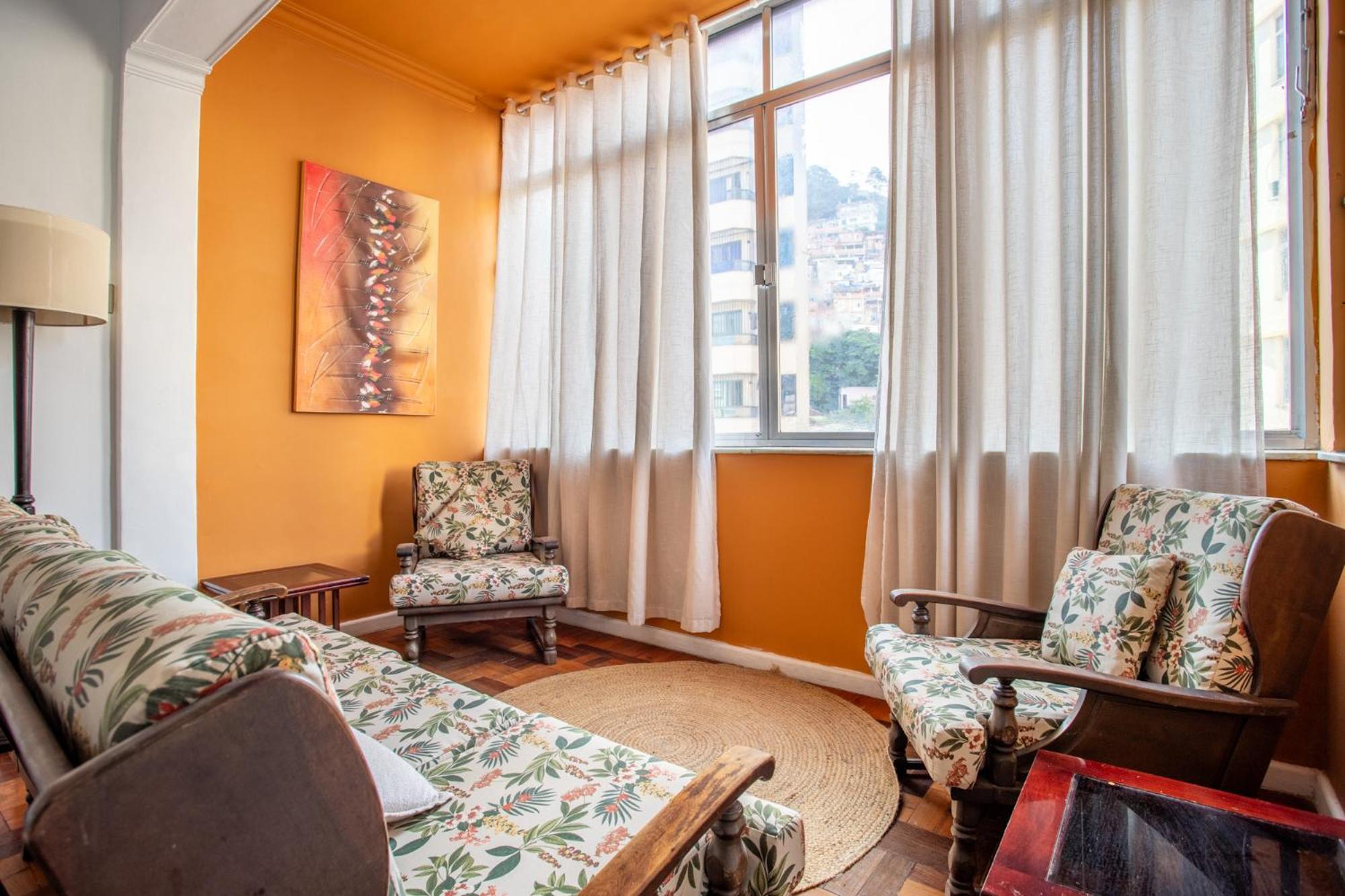 Amplo Apartamento - 3 Quartos - 1 Min Da Praia Rio de Janeiro Eksteriør billede